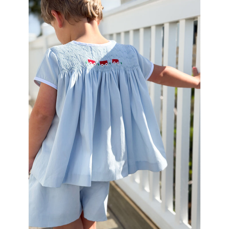 AK Archival Smocked Wagons Set with shorts