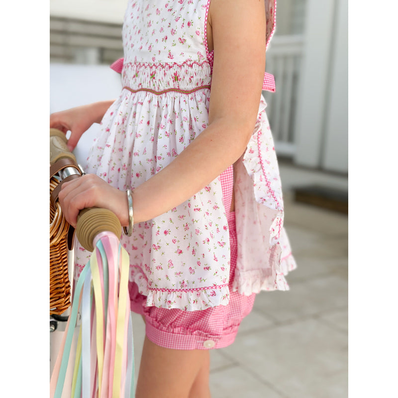 AK archival Florrie Smocked Set with Jenny Shorts