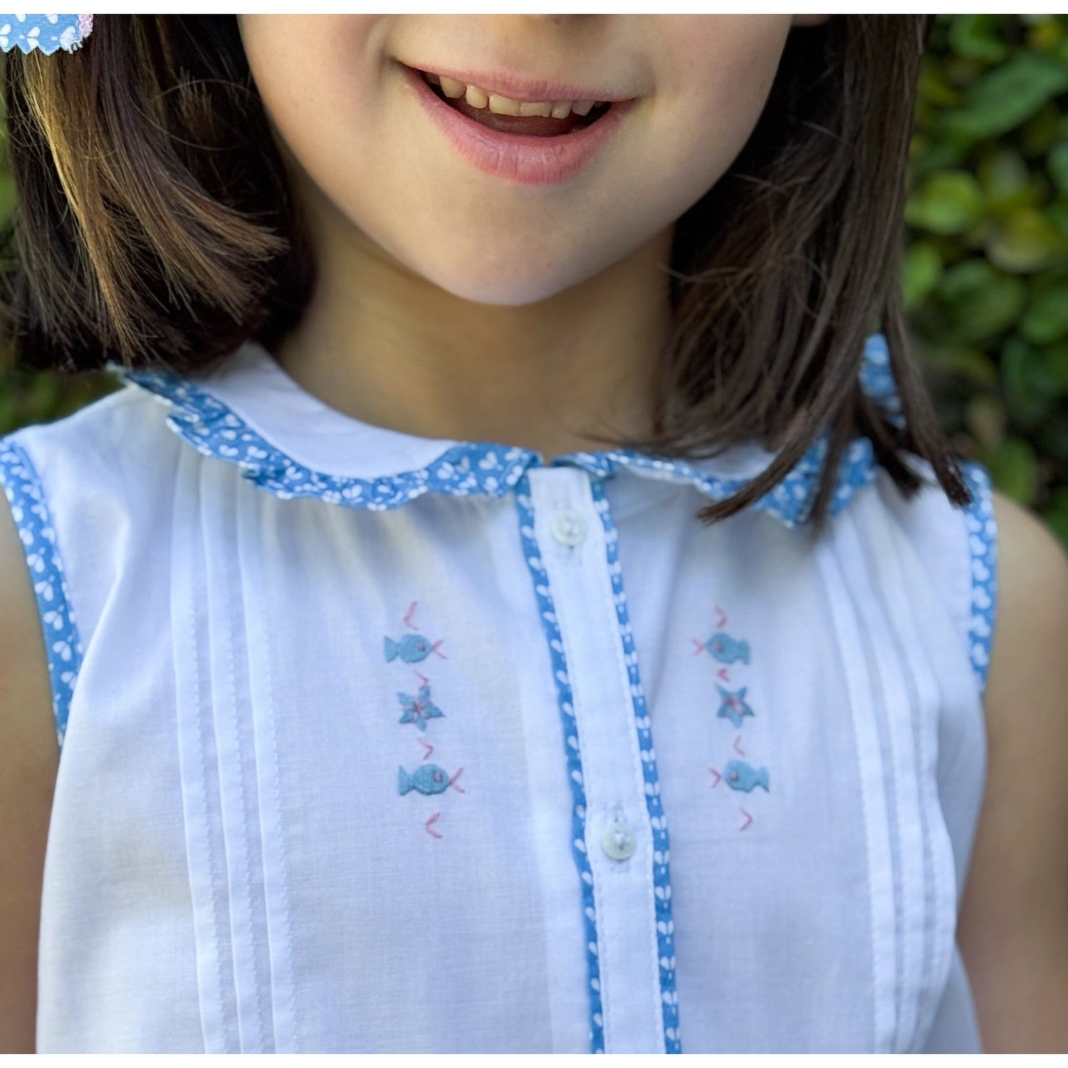 Embroidered Fish Dress Alice Kathleen & Company Embroidered Fish Dress Alice Kathleen & Company