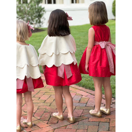 Velvet Scalloped Topper- SAMPLE SALE