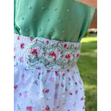 Smocked Skirt- English Garden
