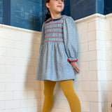 Ribbed Tights in Marigold