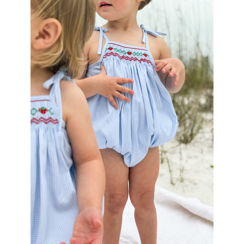 AK Archival Smocked Strawberry Bubble