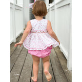 AK Archival Florrie Smocked Set with Bloomers