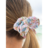 Scrunchie in Aqua Garden
