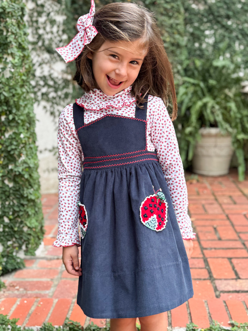 AK Red Flower Turtleneck (pre-order)