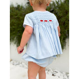 AK Archival Smocked Wagons Set with bloomers