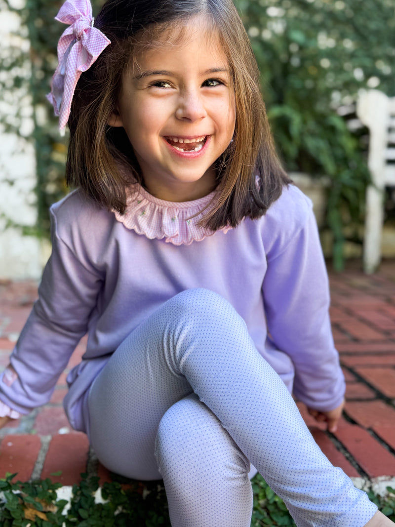 Bitty Dot Lilac Weekender SET