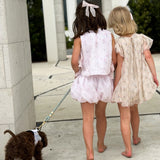 Kathryn Organza Set with Bubble Shorts