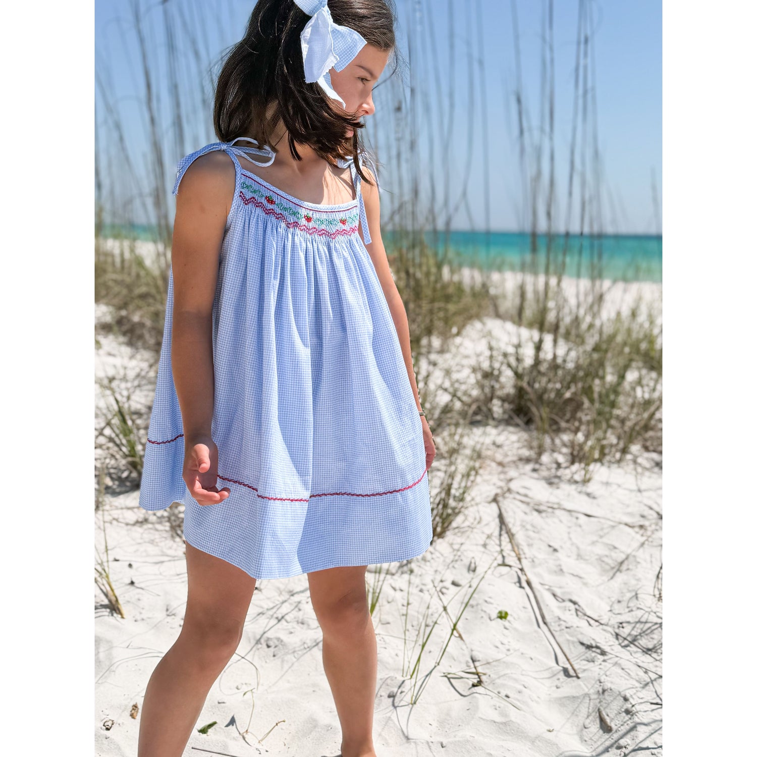 AK Archival Smocked Strawberry Dress