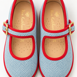Blue Tweed Gigi