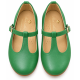 T-Strap in Grass Green