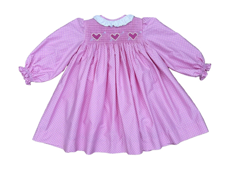 Love You! Pink Dot Dress