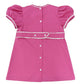 Lane Dress- Candy Pink Bitty Dot