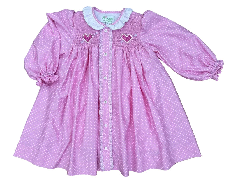 Love You! Pink Dot Dress