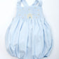 Smocked Beehive Bubble Blue