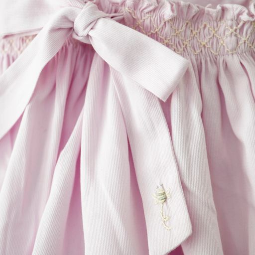 Girls Smocked Beehive Bubble